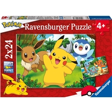 Puslespill 2 x 24 Pokémon