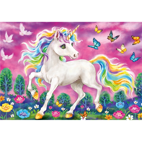 Puslespill 2 x 24 brikker Unicorn & Pegasus (Bilde 3 av 3)