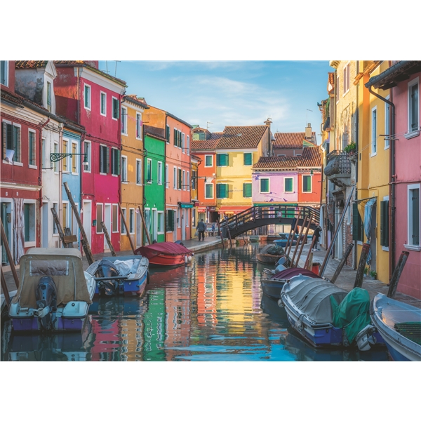 Puslespill 1000 Deler Burano Canal, Venice (Bilde 2 av 2)