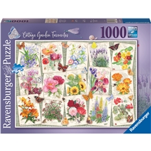 Puslespill 1000 Deler Garden Flowers