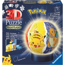 Puslespill 3D Pokemon Night Light 72 deler