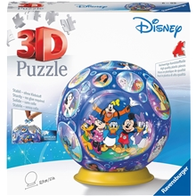 Puslespill 3D Disney-karakterer 72 deler