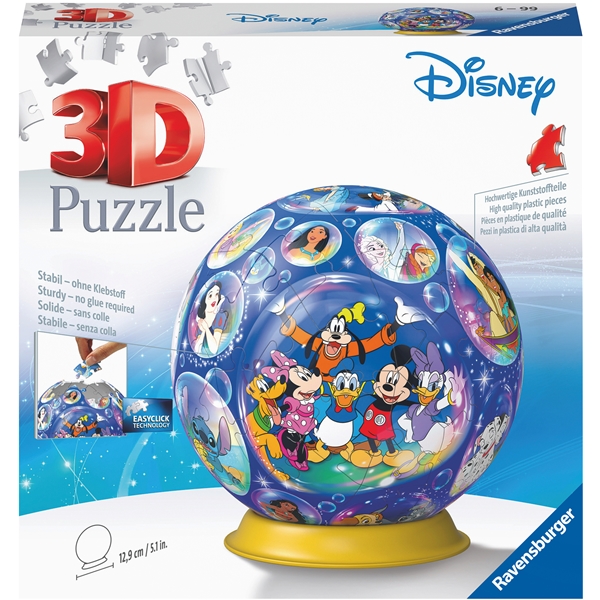 Puslespill 3D Disney-karakterer 72 deler (Bilde 1 av 3)