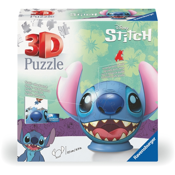 Puslespill 3D Stitch 72 deler (Bilde 1 av 4)