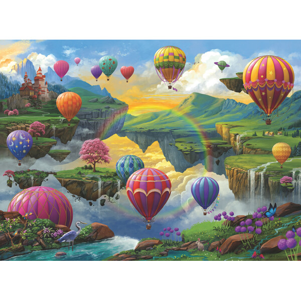 Puslespill 500 Biter Air Balloon Valley (Bilde 2 av 2)
