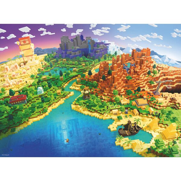 Puslespill 500 Biter World of Minecraft (Bilde 2 av 2)