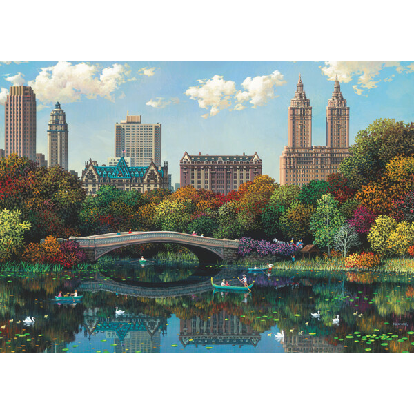 Puslespill 1000 Biter NY Central Park, Bow Bridge (Bilde 2 av 2)