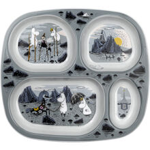 Mummitrollet Øyer & Skjær tallerken med rom