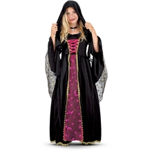 140 cl - Rio Witch Dress Sort/Rosa