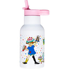 Pippi bursdag vannflaske rosa 340 ml