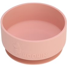 Moomin silikonskål med sugekopp Lovely Pink