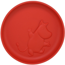 Lingonberry Red - Moomin-silikonplate med sugekopp