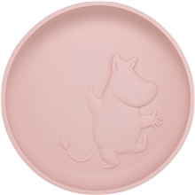 Rosehip Pink - Moomin-silikonplate med sugekopp