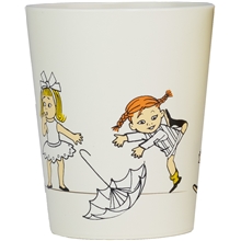 Pippi Sirkus Tumbler Krus Beige