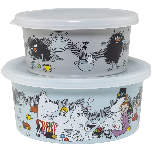 Mummitrollet Piknik Stinky Snackboks 2-p (Bilde 1 av 2)