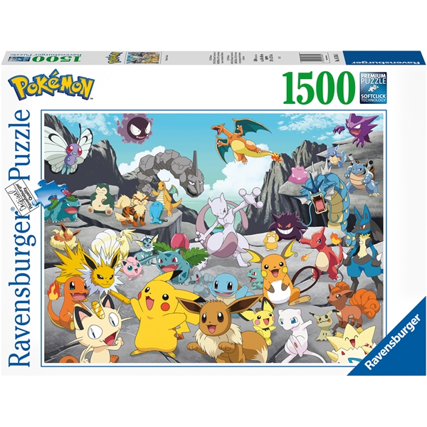 Puslespill 1500 Deler Pokémon Classics (Bilde 1 av 2)