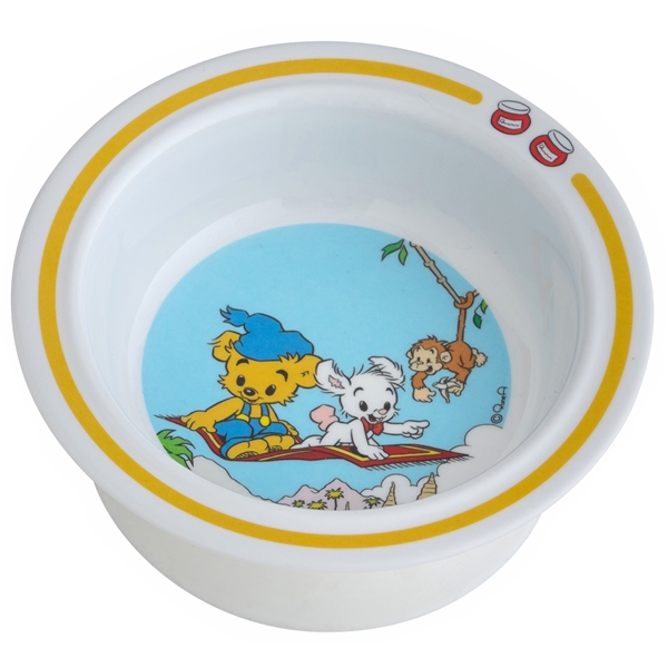 Bamse Sugekopptallerken Gul (Bilde 1 av 2)