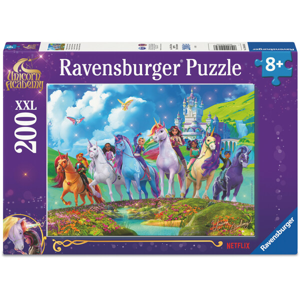 Puslespill XXL 200 Biter Unicorn Academy (Bilde 1 av 2)