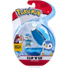 Pokemon Clip 'N Go Piplup & Dive Ball