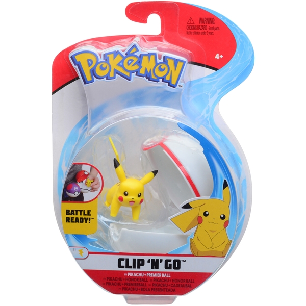 Pokemon Clip 'N Go Pikachu & Premier Ball (Bilde 1 av 2)