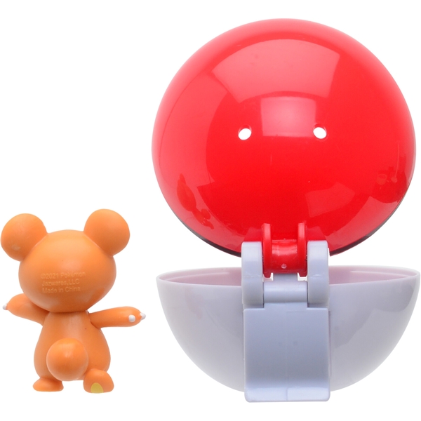 Pokemon Clip 'N Go Teddieursa & Poké Ball (Bilde 4 av 4)