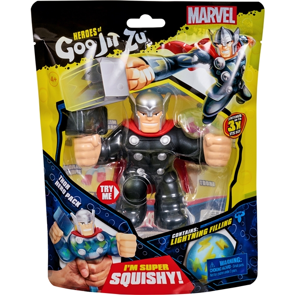 Goo Jit Zu Marvel SGL PACK S3 Thor (Bilde 1 av 2)