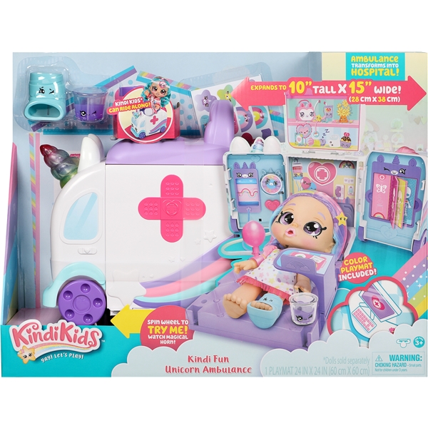 Kindi Kids Kindi Fun Unicorn Ambulance (Bilde 3 av 6)