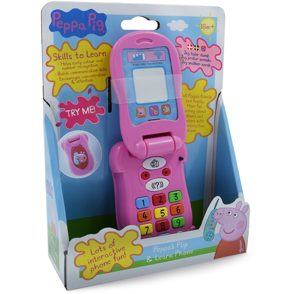 Peppa Gris Flip & Learn Telefon (Bilde 4 av 4)