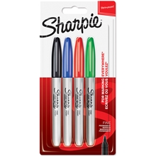 Sharpie Fine Marker Pen Basic 1,0 mm 4-p