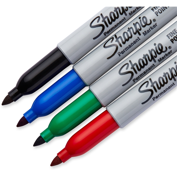 Sharpie Fine Marker Pen Basic 1,0 mm 4-p (Bilde 2 av 5)