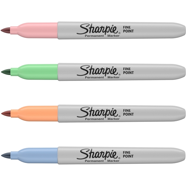 Sharpie Fine Marker Pen Pastell 1,0 mm 4-p (Bilde 2 av 5)