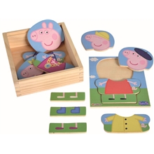 Puslespill Peppa Gris Dress Up