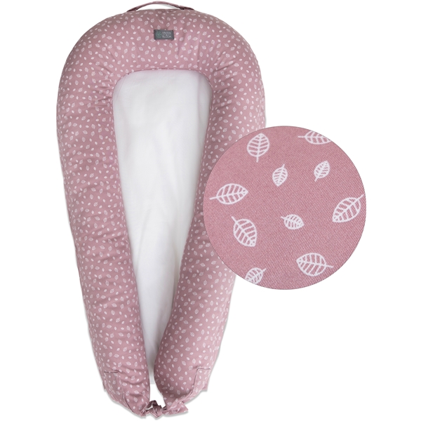 Nordic Leaf Sleep Nest Soft Pink (Bilde 1 av 2)