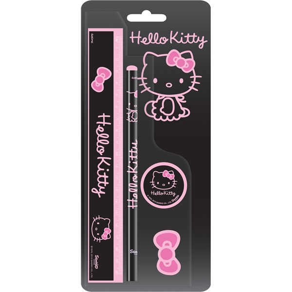 Hello Kitty Glitter Bow Skrivesett