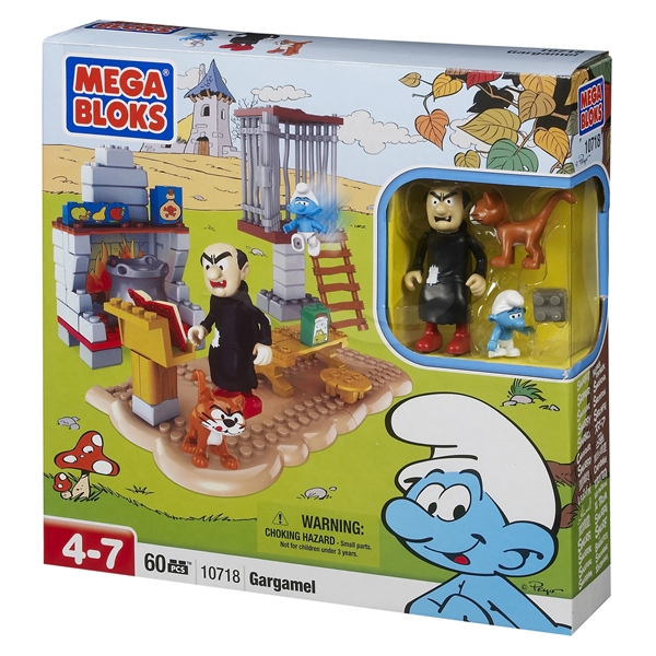 Mega Bloks 10718 Smurfs Garagamel Playset (Bilde 1 av 2)