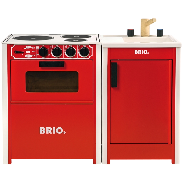 BRIO Kjøkkenbenk, rød (Bilde 3 av 3)
