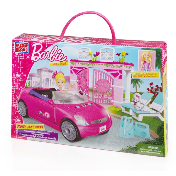 Mega Bloks 80223 Barbie Convertible (Bilde 1 av 2)