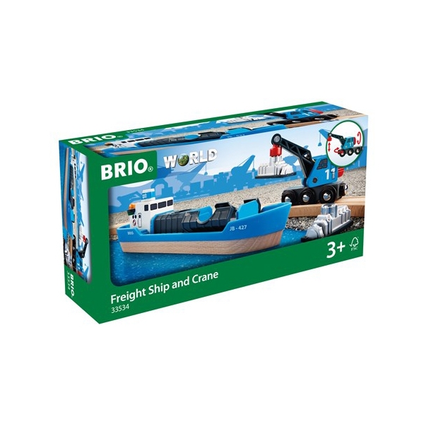 BRIO 33534 Containerfartøy (Bilde 2 av 5)