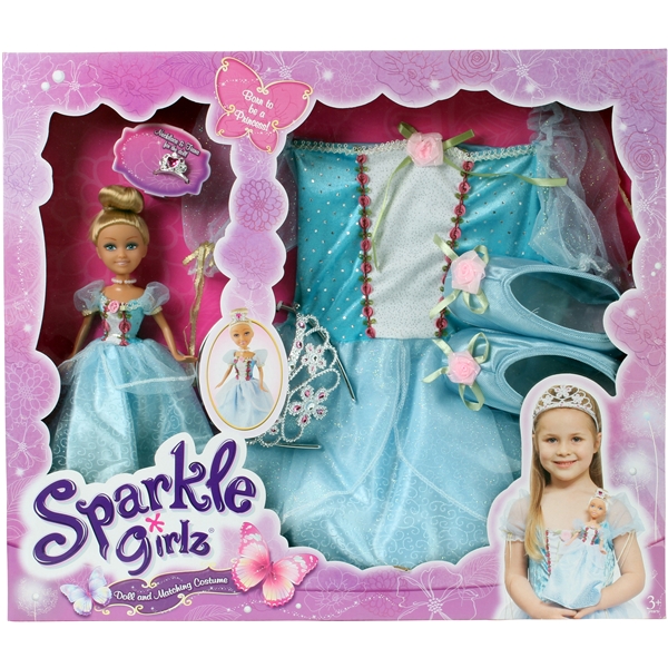Sparkle Girlz Princess Dukke og kjole