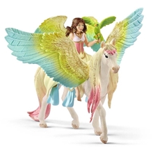 Schleich 70566 Fairy Surah + Glitter Pegasus