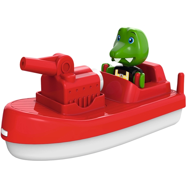 AquaPlay Brannbåt med Figur (Bilde 1 av 5)