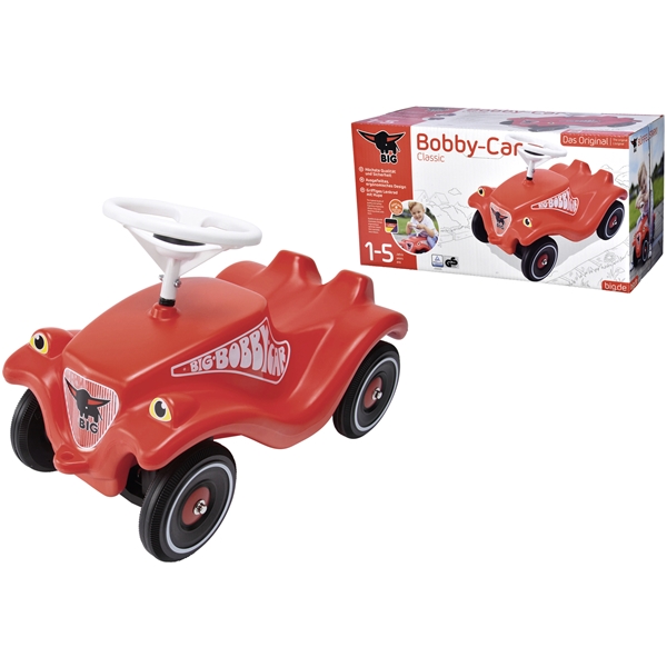 BIG Bobby Car Classic Rød (Bilde 5 av 5)