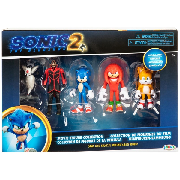 Sonic the Hedgehog 2 Figurer 5-pakning (Bilde 1 av 2)