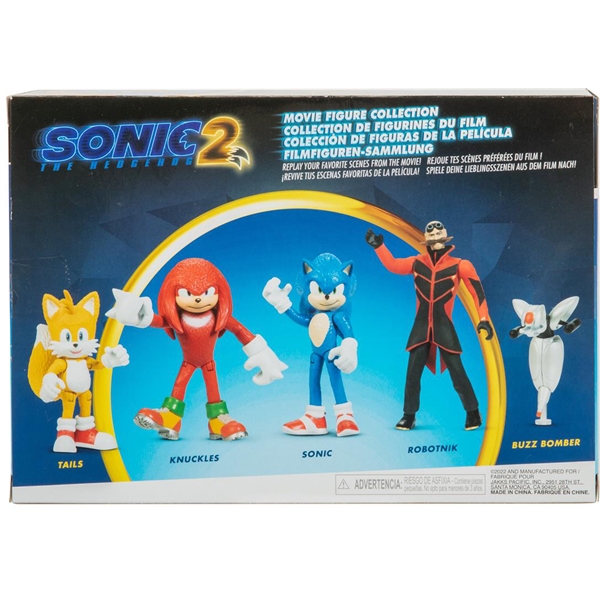 Sonic the Hedgehog 2 Figurer 5-pakning (Bilde 2 av 2)