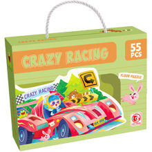 Gulvpuslespill Crazy Racing