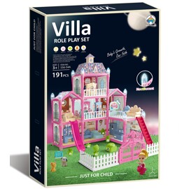 Nukkekoti Villa Glow In The Dark 191 osaa