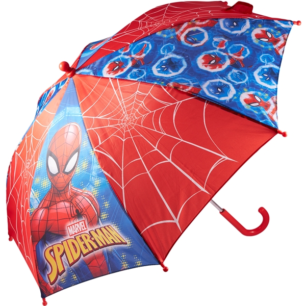 Spiderman Paraply Rød/Blå