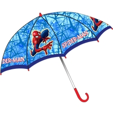 Spiderman Paraply Blå