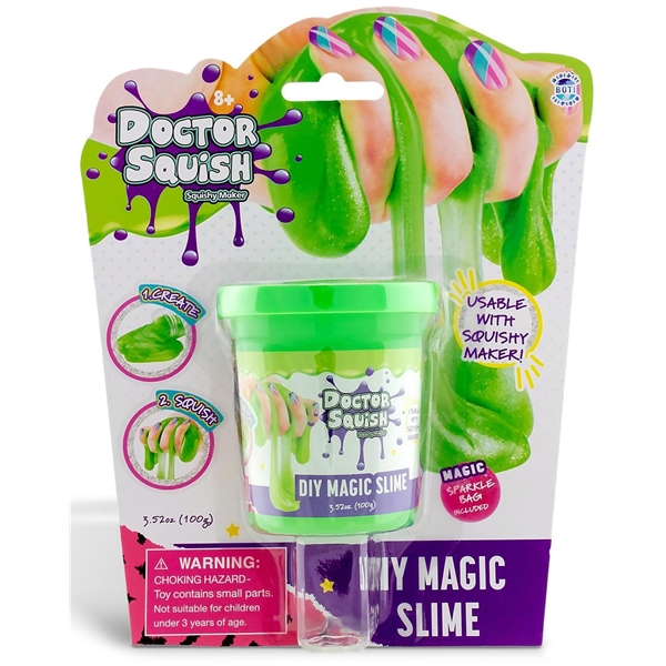 Doctor Squish DIY Magic Slime Green (Bilde 1 av 3)