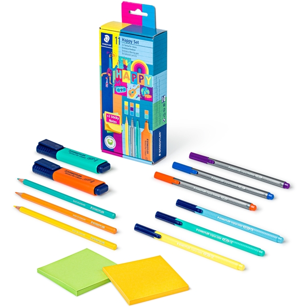 Staedtler Happy Writing Sett 11 deler (Bilde 1 av 2)